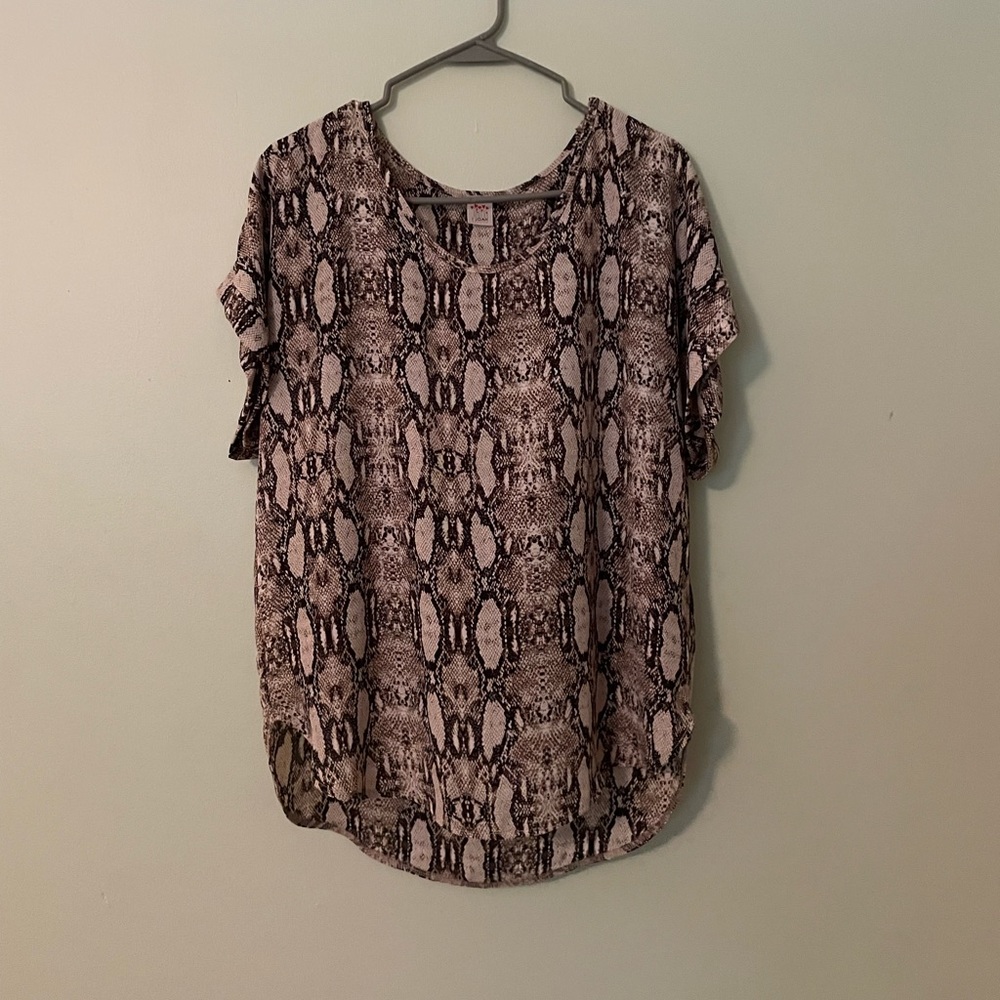 I Jonah snake print blouse